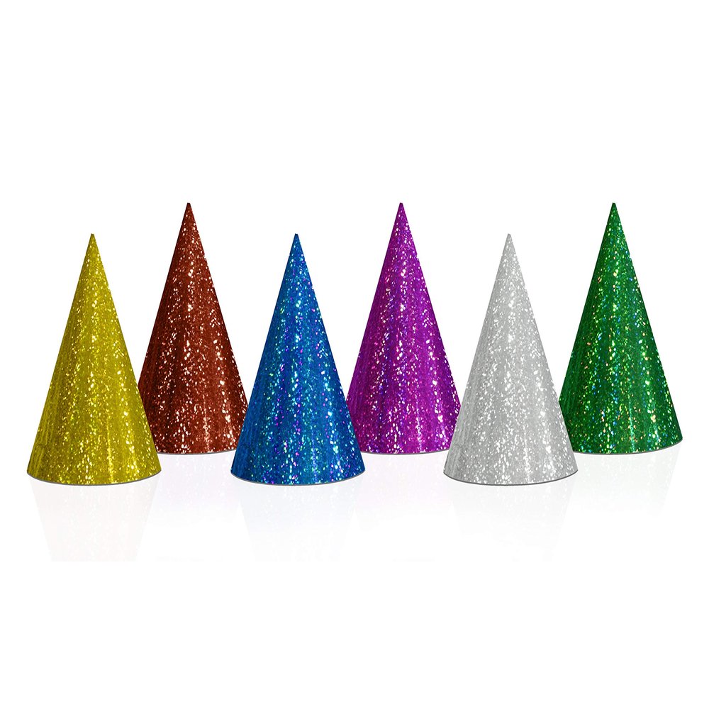 Generique Generique 20 Multicoloured Party Hats