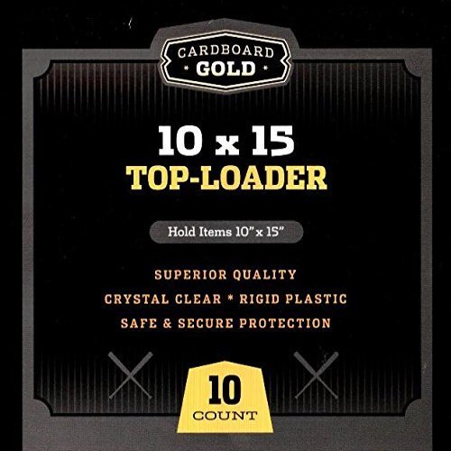 10 CBG 10 x 15 Size Top Loader - Archival Quality Protection for Your Collectibles