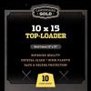 10 CBG 10 x 15 Size Top Loader - Archival Quality Protection for Your Collectibles view 1
