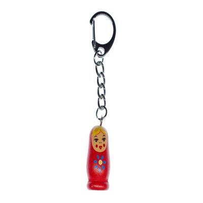 Miniblings Babuschka Matryoshka Russian Doll Wooden Red