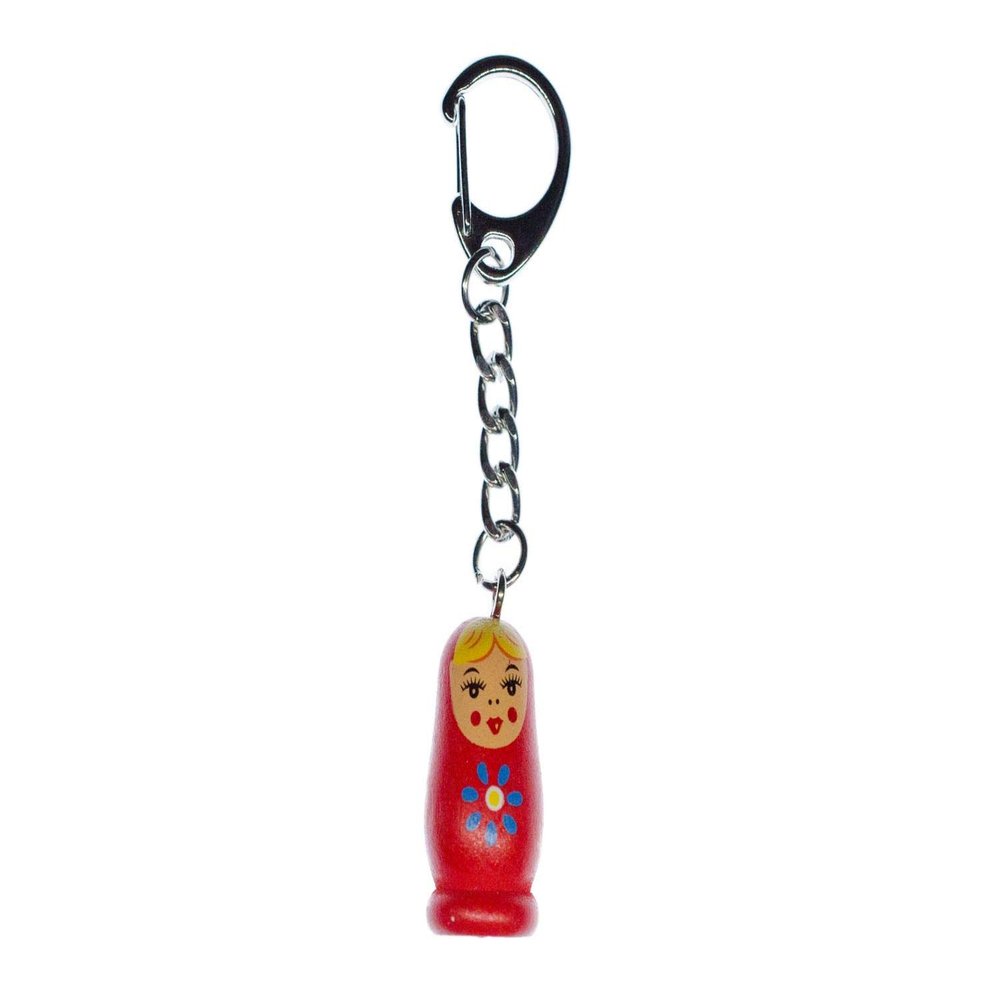 Miniblings Babuschka Matryoshka Russian Doll Wooden Red