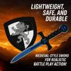 Liberty Imports 4 PCS Dual Foam Sword and Shield Combo Playset - Medieval Combat Warrior Weapons, Joust Dragon Knights Lightweight Set Costume Role Play Accessories for Kids, Boys, Girls view 2