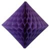3-Pack 12 Inch Lavender Honeycomb Diamond Decoration view 1