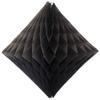 3-Pack 12 Inch Black Honeycomb Diamond Decoration view 1