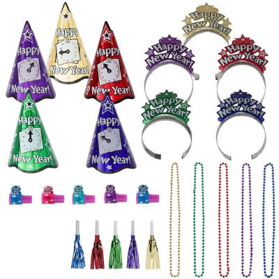 amscan 92001-10 Party Kit New Year's Night(25 Piece) -1 Pack