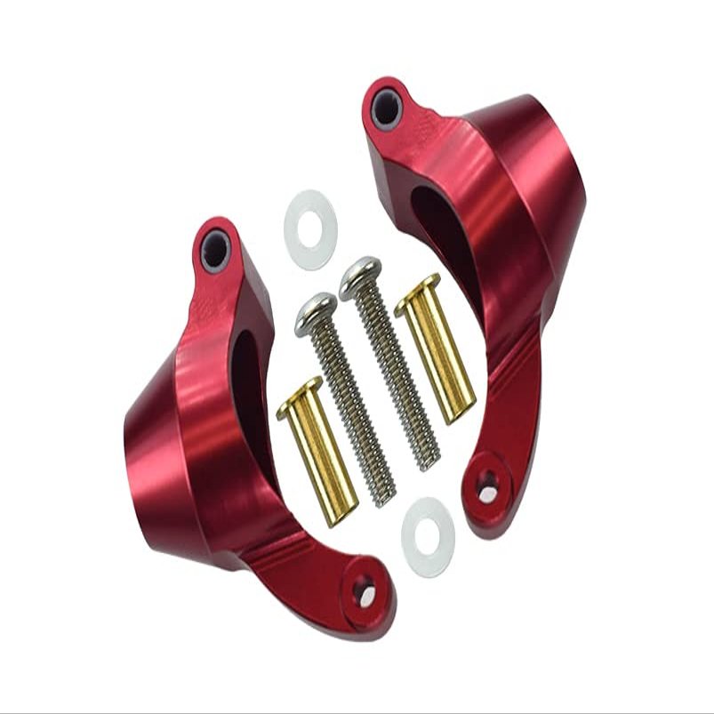 GPM For Tamiya TT02B & DF-02 Upgrade Parts Aluminum Rear Knuckle Arm - 1Pr Red