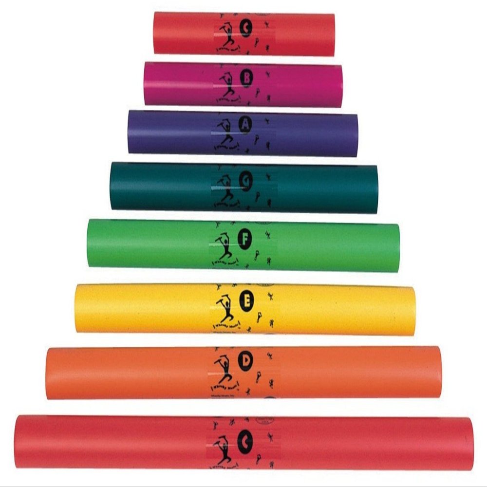 Boomwhackers C Major Diatonic Learning Materials/T&G Scale Set Music Wm-Bwdg Rhythm Band Instruments