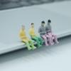 ZJIA OO Gauge 1:75 Scale Mixed Painted Model People Figure for Architecture Layout (Pack of 100) view 4