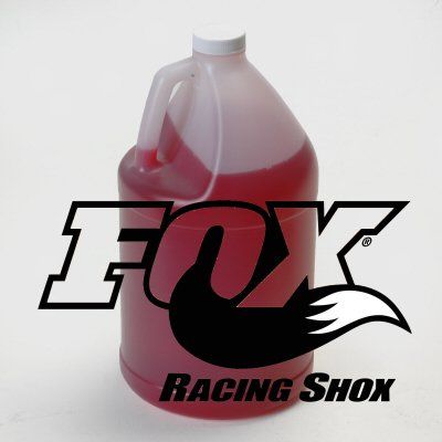 Pacific Customs Fox Shocks Red Racing 7W Shock Oil 1 Gallon Container