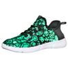 ACEVER Mens Women's Fashion Sneakers Color Changing Sports Shoes Party Hiking Camping Halloween Christmas New Year Gift Sneaker Shoes Black view 3