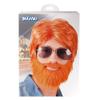 Boland 10103079 Dude 85736 Wig with Beard and Moustache Orange, Unique view 2