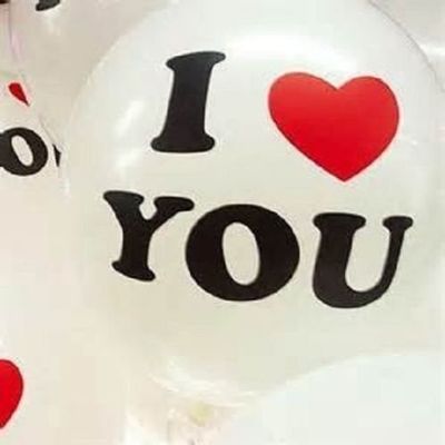 100 Pcs White " I Love You" Latex Balloons Party Favor wedding Birthday US SELLER SHIP FAST