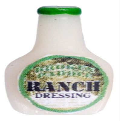 Dollhouse Miniature Bottle of Ranch Salad Dressing by Farrow Industries