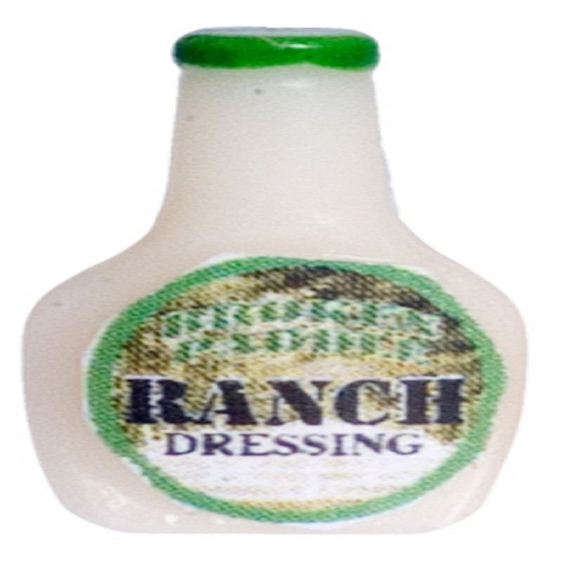 Dollhouse Miniature Bottle of Ranch Salad Dressing by Farrow Industries