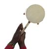 5" Wide Balance Drum Monkey Drum Percussion Instrument - Enhances Coordination, Sound Awareness, and Hand-Eye Coordination, Deluxe Treated Goat Skin Drum Head by World Percussion USA view 4