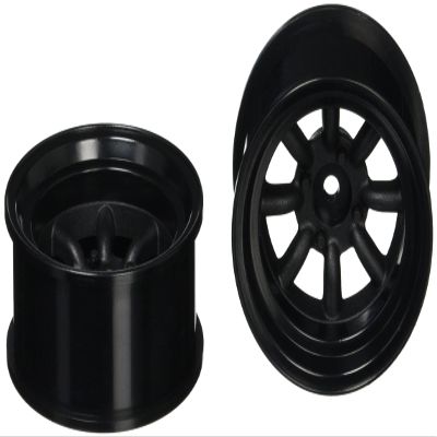 TOP LINE RS Watanabe WAT-120BK Eight Spoke Foil, Offset 12, Black