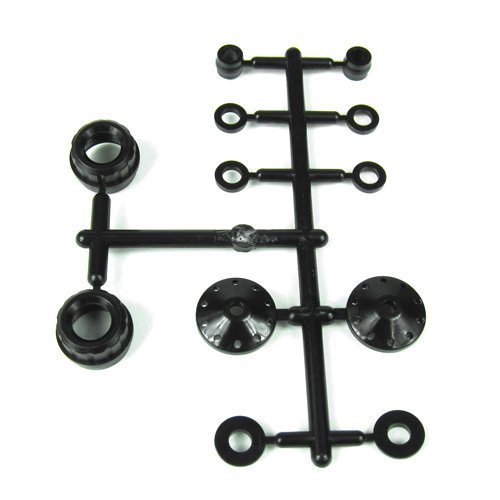 Tekno Shock Shaft Guide, Piston and Bushing Set (for 2 Shocks)