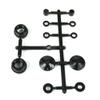 Tekno Shock Shaft Guide, Piston and Bushing Set (for 2 Shocks) view 1