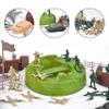 Sunny Days Entertainment Military Battle Group Bucket Over 100 Assorted Soldiers and 20 Accessories Toy Play Set for Kids, Boys and Girls | Plastic Army Men Figures with Storage Container view 4