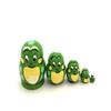 BuyRussianGifts Miniature Collection 1.25" Small MINI Frog Nesting Dolls Russian Hand Painted 5 Piece Set/The Smallest Doll in The World view 1