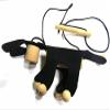 Marionette Puppet Wood Children Felt Kalle Fux Child Donkey Dog Black view 2