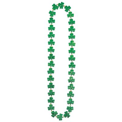 Amscan Shamrock Frenzy Necklace - 1 Pc., 36", Green
