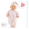Corolle Bb Calin Charming Pastel - 12" Soft Baby Doll with Vanilla Scent, Pink Outfit & Sleeping Eyes for Girls Ages 18 Months+, Cute Reborn Realistic Baby Dolls for 2 Year Old Girls view 3