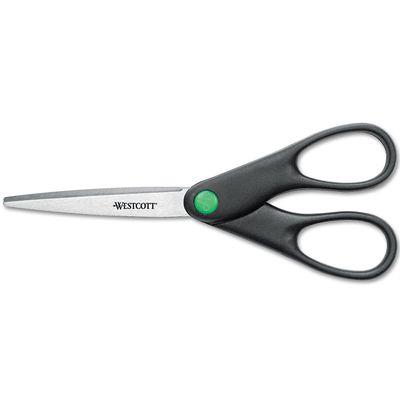 Westcott 9" Kleenearth Recycled Scissors, Case of 120, Black (44218)