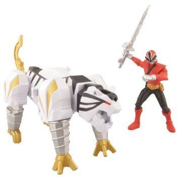 Power Rangers Zord Vehicle w / Figure, TigerZord with Red Ranger Toys [ Parallel Import Goods ]