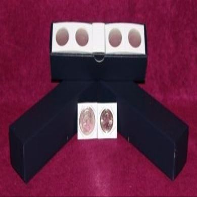 1 x 1 Coin Flips for Quarters w/Blue storage boxes. (100 per box)