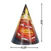Disney Cars 3 Movie Party Hats (Pack of 8) - Vibrant, Colorful & Sturdy - Perfect for Themed Birthday Parties & Celebrations view 2