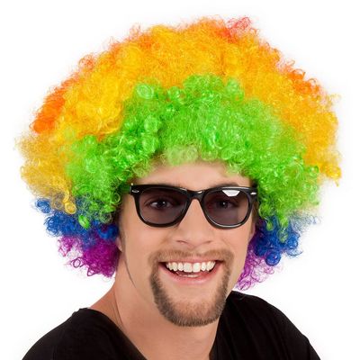 Boland 21724 86021 Afro Curly Wig Multicolour, Talla nica