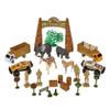 26 PC ANIMAL CAMPSITE SET view 1