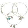 Adjustable Sea Turtle Wire Bracelet Assorted Colors No Choice view 1