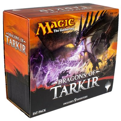 Magic: the Gathering: Dragons of Tarkir Fat Pack (Factory Sealed Includes 9 Booster Packs & More)