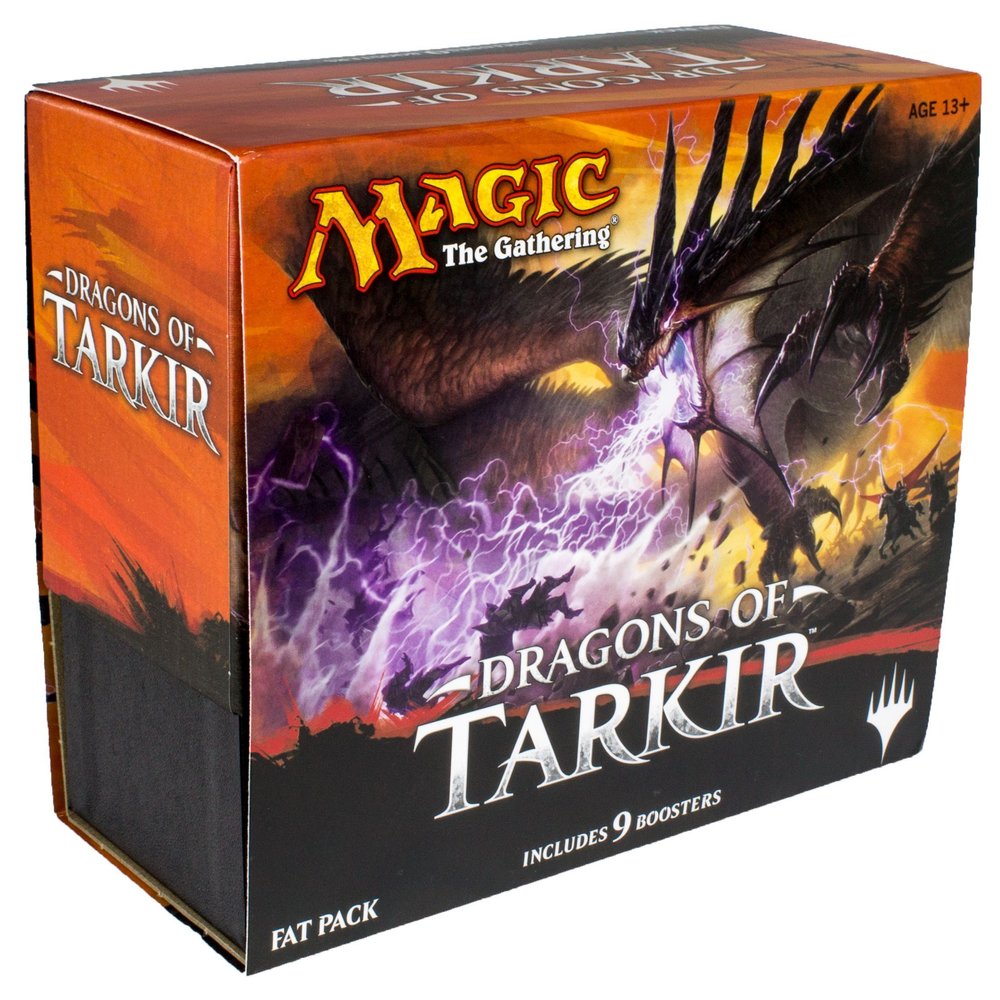 Magic: the Gathering: Dragons of Tarkir Fat Pack (Factory Sealed Includes 9 Booster Packs & More)