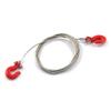Yeah Racing 1/10 RC Rock Crawler Accessories Steel Wire Rope With Hook #YA-0373 view 1