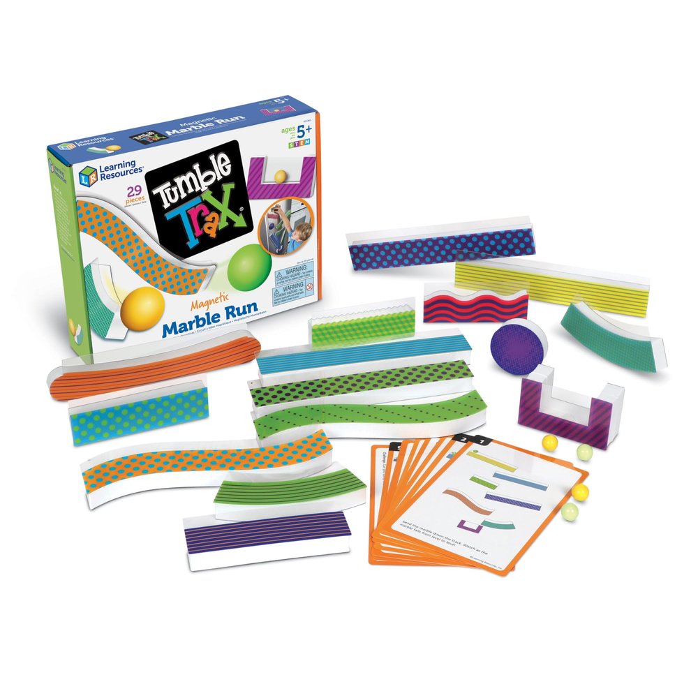 Learning Resources Tumble Trax Magnetic Marble Run Engineering Toys Ages 5+