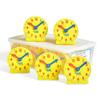 hand2mind Mini Geared Clock Classroom Set, Telling Time, Teaching Clocks, Learn to Tell Time for Kids, Analog Clock for Kids Learning, Classroom Clocks for Students (Set of 24) view 1