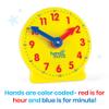 hand2mind Mini Geared Clock Classroom Set, Telling Time, Teaching Clocks, Learn to Tell Time for Kids, Analog Clock for Kids Learning, Classroom Clocks for Students (Set of 24) view 3