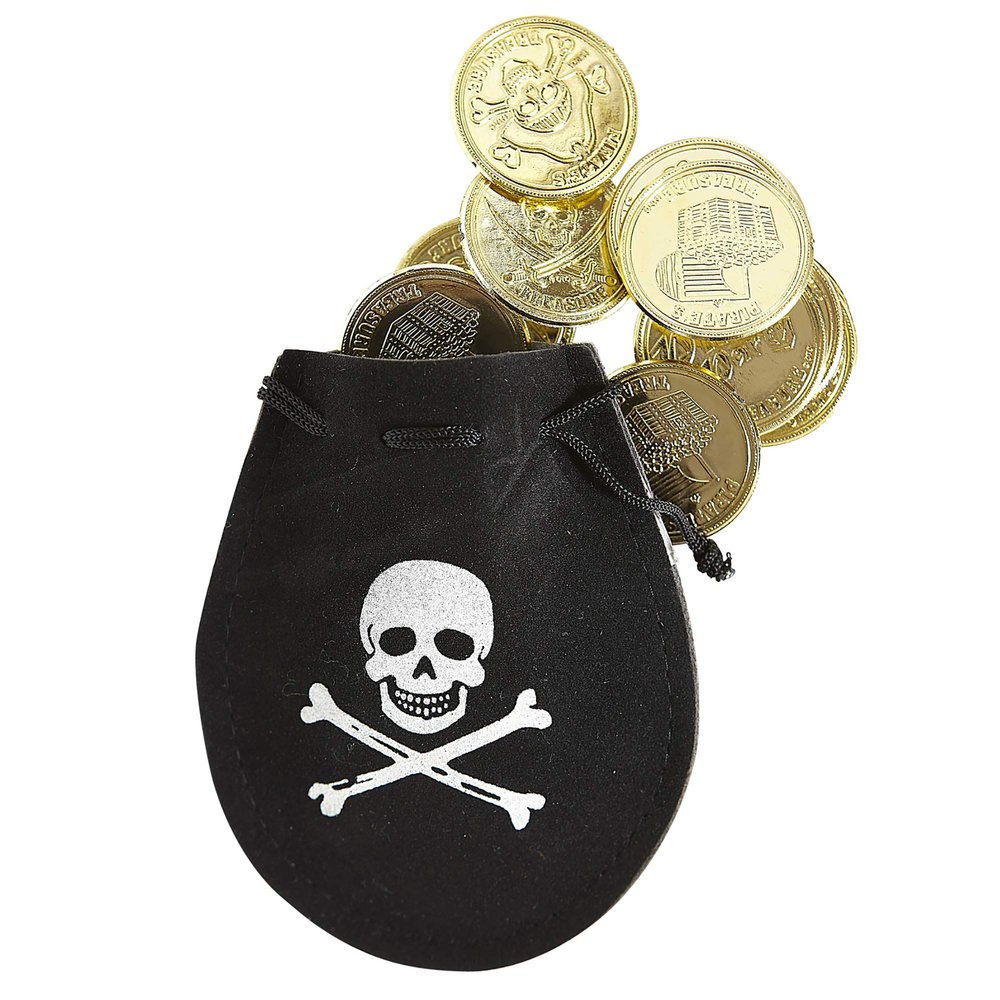 PIRATE POUCH With DOUBLOONS