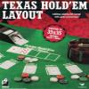 Texas hold'em tabletop playing felt layout view 1