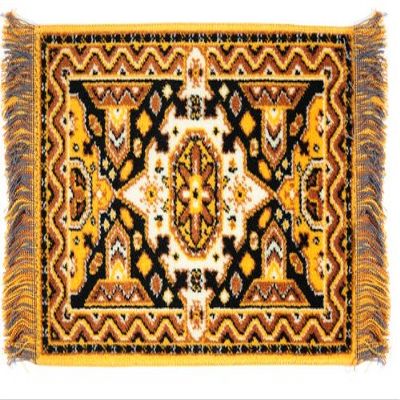 Dollhouse Miniature 1:12 Scale 9 X 15" Yellow Sumak RUG #L3016y