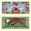 American Art Classics Pack of 5 - $25.00 Christmas Santa Dollars - Collectible Novelty St. Nick Dollar Bills - Best Fun Stocking Stuffer Gift view 1