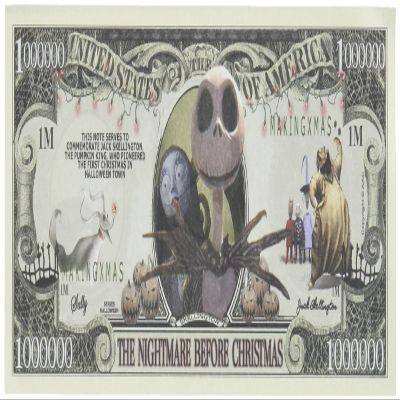(100) Nightmare Before Christmas Million Dollar Bill
