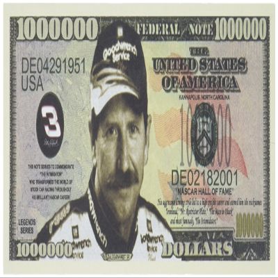 (100) Dale Earnhardt Sr. Million Dollar Bill
