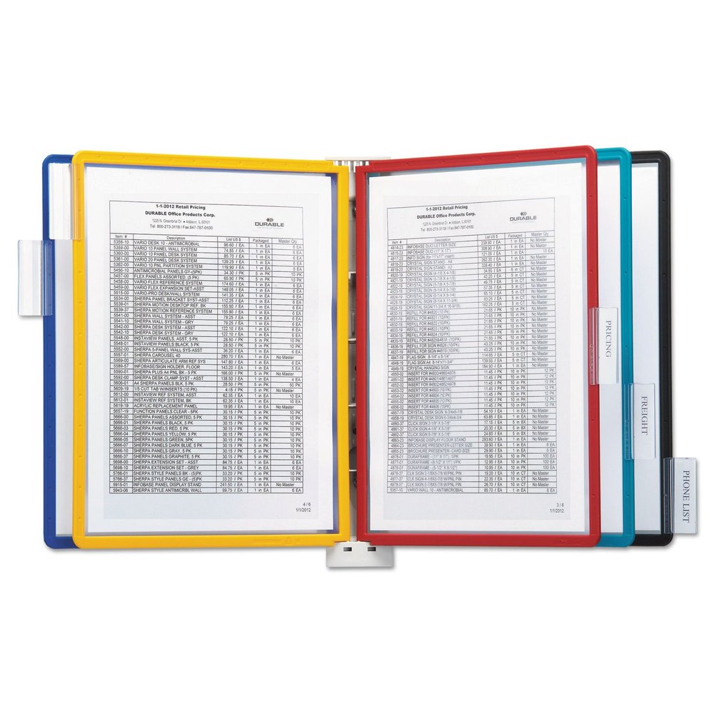 Durable VARIO Magnetic Wall 5 Panel with Magnet, 5762-00