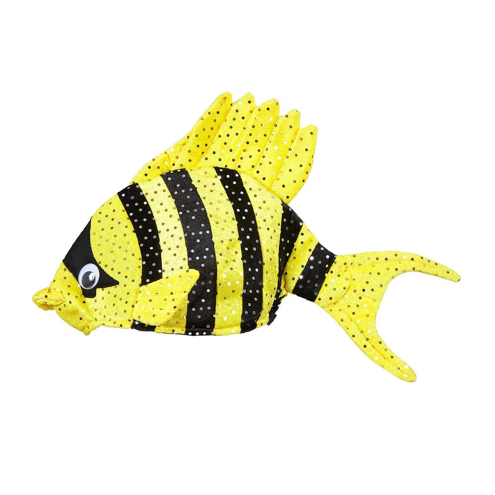 WIDMANN - Adults Yellow Tropical Fish hat. Perfect for world book day, halloween, carnival or birthday party.