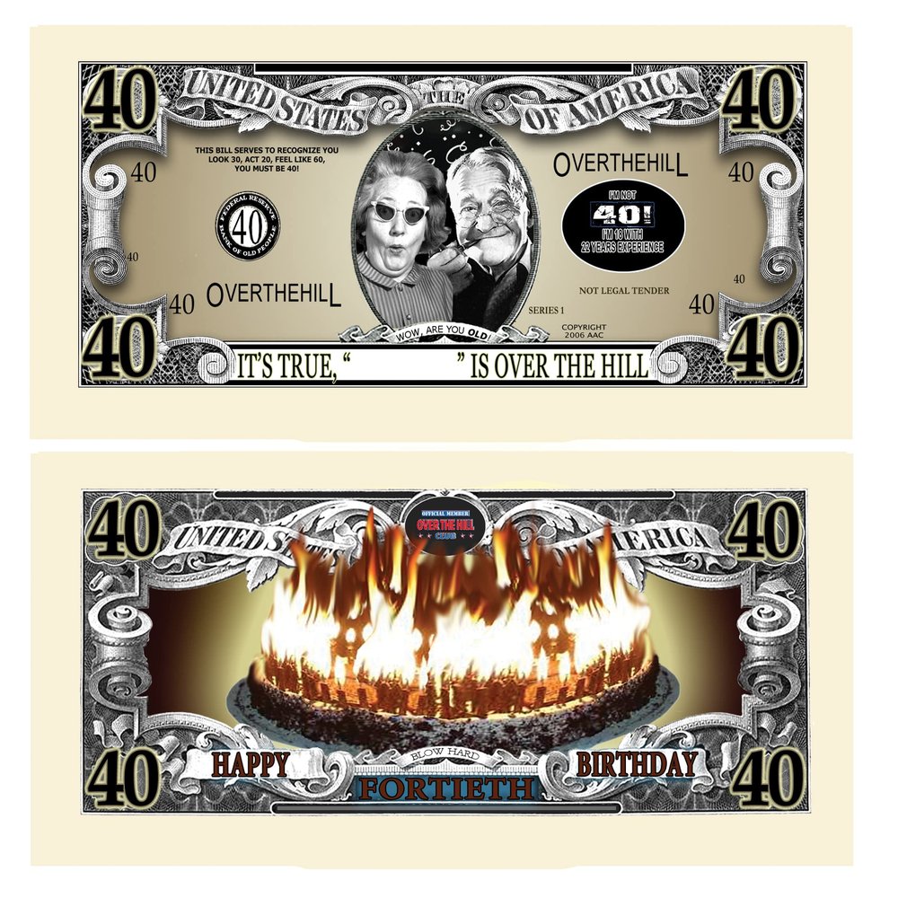 American Art Classics Set of 5 - Over The Hill - 40 Years Bill