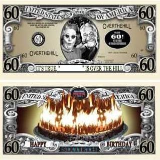 American Art Classics Set of 5 - Over The Hill - 60 Years Bill
